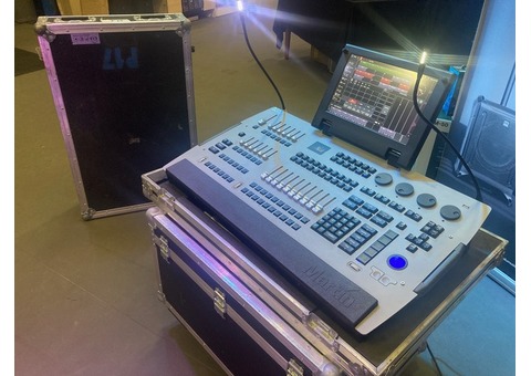 Console lumières Martin M1 Routeur Ether2DMX8 flight case