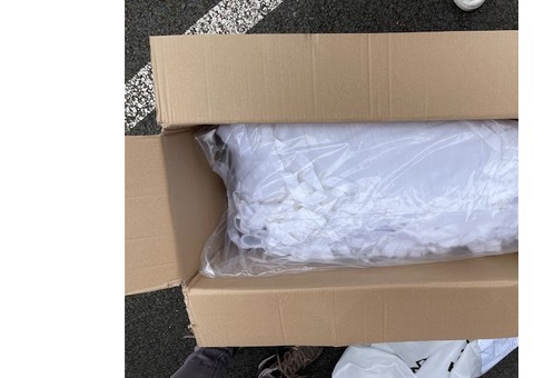 Vends Tulle gobelin blanc 11m x 7m