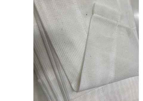 N 160 Tulle blanc 250 x560