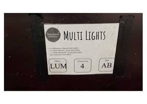 Lot Multipaires et Fouets Socapex