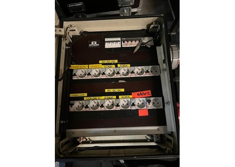 Armoire électrique 63A30mA avec 12 disjoncteurs 12 PC16A