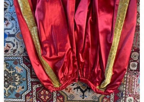 pantalon bouffant rouge