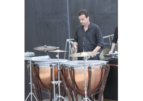 5 Timbales dOrchestre LUDWIG en cuivre fûts martelés