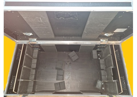 1 Flight Case modulable de 3 à 6 compartiments
