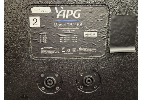 Sub TB215S APG