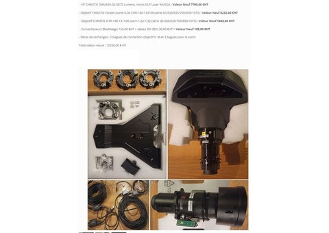 Vidéoprojecteur CHRISTIE DWU635GS servit 1 fois
