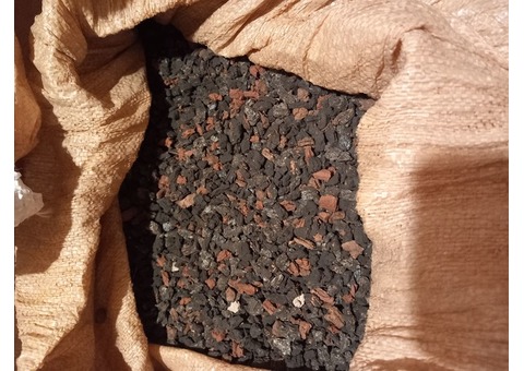 Granulés liège naturel peint clair et foncé