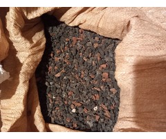 Granulés liège naturel peint clair et foncé