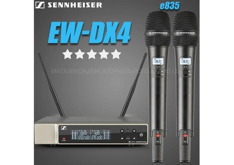 Set 2 Micros Sennheiser Pro EWDX4 NEUFS
