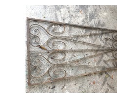 GRILLE EN FER FORGE XIXème