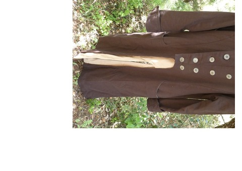Manteau marron de costume piratemousquetairechasseur de vampires Van Helsing Epic Armoury Taille M