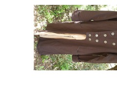 Manteau marron de costume piratemousquetairechasseur de vampires Van Helsing Epic Armoury Taille M