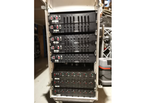 Gradateurs 230V 5A commande 010V en rack flight case