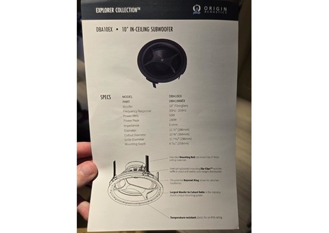 Origin Acoustics M2500IC Enceintes de plafond