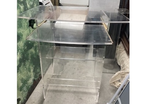 Bureau plexiglas