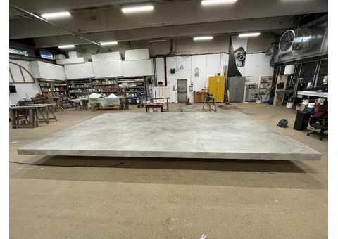 Plancher effet béton suspendu