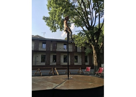PISTE MÂT CHINOIS ROTATIF GRADINS