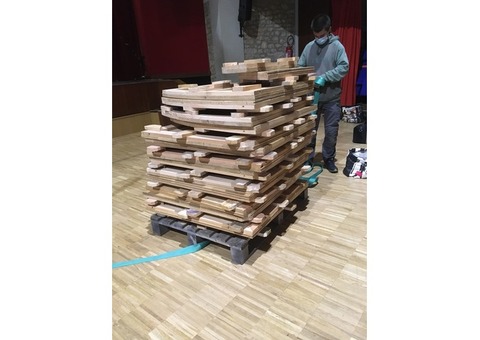 STRUCTURE DE CIRQUE HYBRIDE MÂT CHINOIS PLANCHER