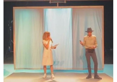 Structure en aluminium laies de tissu type paravent