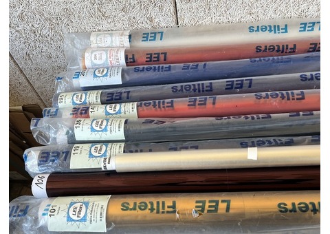 Rouleaux de gélatines divers couleurs LEE FILTER