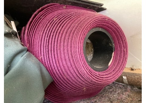 MOQUETTE RASE AIGUILLETÉ VIOLETTE