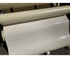 6 rouleaux de Tapis de danse Blanc Brillant VARIO Chariot