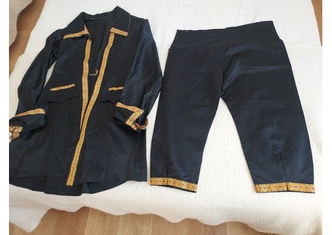 Costume 2 pièces veste velours