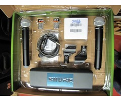 1 paire de micros HF Shure BLX88 SM58