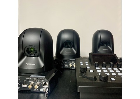 Ensemble PTZ Panasonic 3x AWHE42 1 pupitre de commande RP60