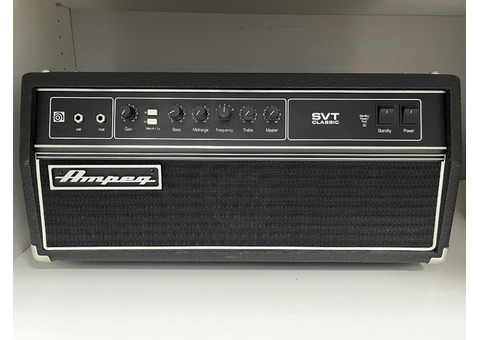 Tête dampli basse à lampe Ampeg SVT CL