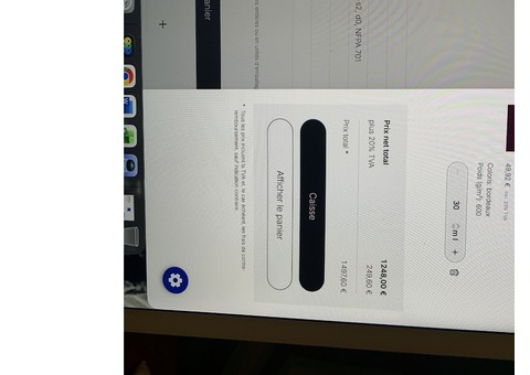 Rouleau velours de scène marque Gerriets neuf