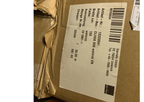 Rouleau velours de scène marque Gerriets neuf