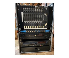 Ensemble sono racké complet Mackie 1402 VLZ Pro Denon Tascam