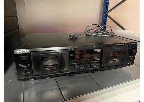 Double lecteur cassette SONY
