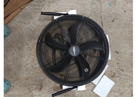 4 Ventilateurs spectacle pro Showtec SF100 Axial Universal Fan