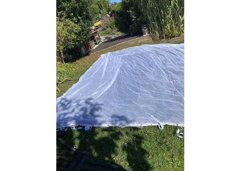 Rideaux en voilage blanc