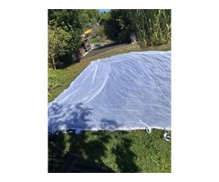 Rideaux en voilage blanc