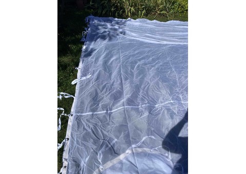 Rideaux en voilage blanc