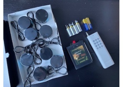 8 Flashs dintérieur avec effet de fumée système de mise à feu