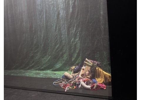 2 tulles noirs gobelin 240hx280l