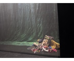 2 tulles noirs gobelin 240hx280l