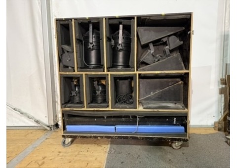 Petite régie lumière autonome complète PAR traditionnels dimmers DMXUSB