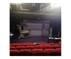 Toile retro gris clair 5m3m