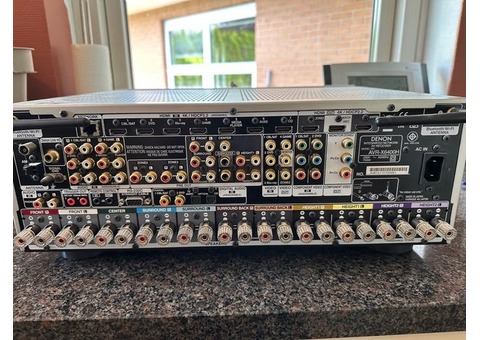 Amplificateur audiovidéo Denon AVRX6400H 112 canaux un des modèles haut de gamme de Denon