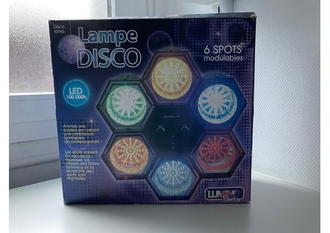 Lampe Disco 6 spots