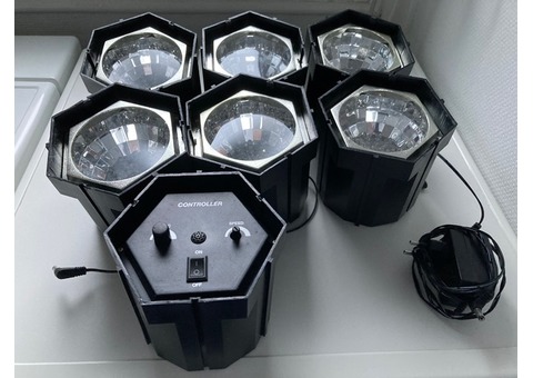 Lampe Disco 6 spots