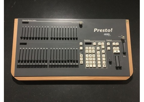 Console lumière Avab Presto écran