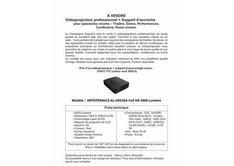 Video projecteur APPOTRONICS
