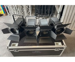 Contest Fresnel à LED COB 250 W blanc chaud