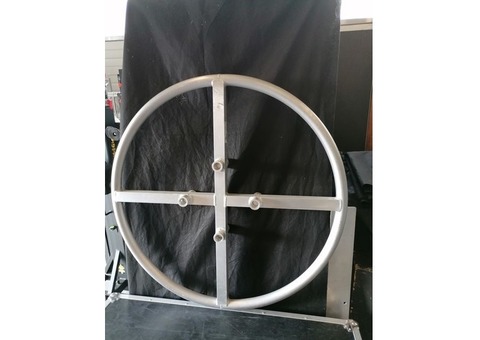 Cercle structure tubulaire aluminium diamètre 115 cm